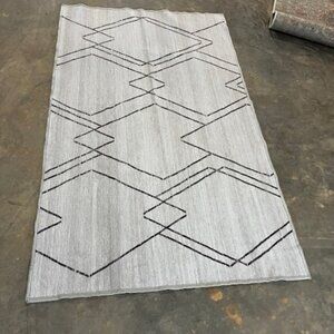 Ruggable:Melange Solid Sand Premium Rug - Washable Rug Cover / 3x5 - Cover + Pad